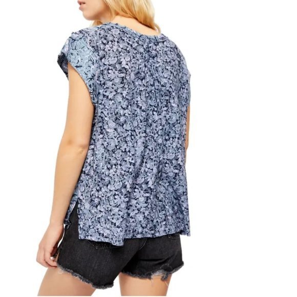 Free People High Tide Dual Print Top. XS - Picture 4 of 10